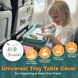 Little Traveler Tray Table Cover for Kids – Universal Fit, Waterproof & Easy Setup I Mint Green
