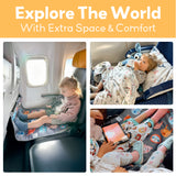 Airplane Seat Extender for Kids - Cozy & Easy Setup, Ages 1-4